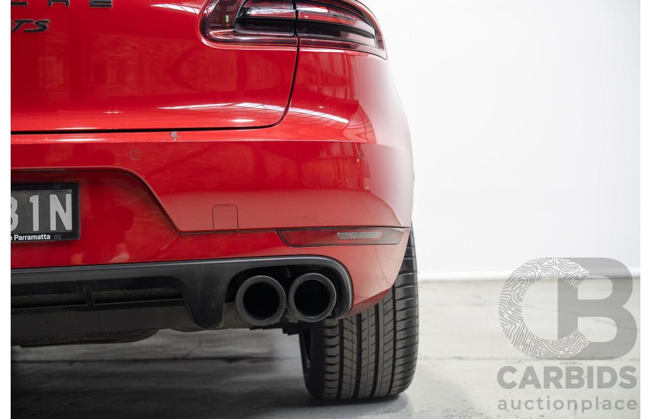 05/2016 Porsche Macan GTS (AWD) 95B MY17 4d Wagon Red Twin Turbo V6 3.0L