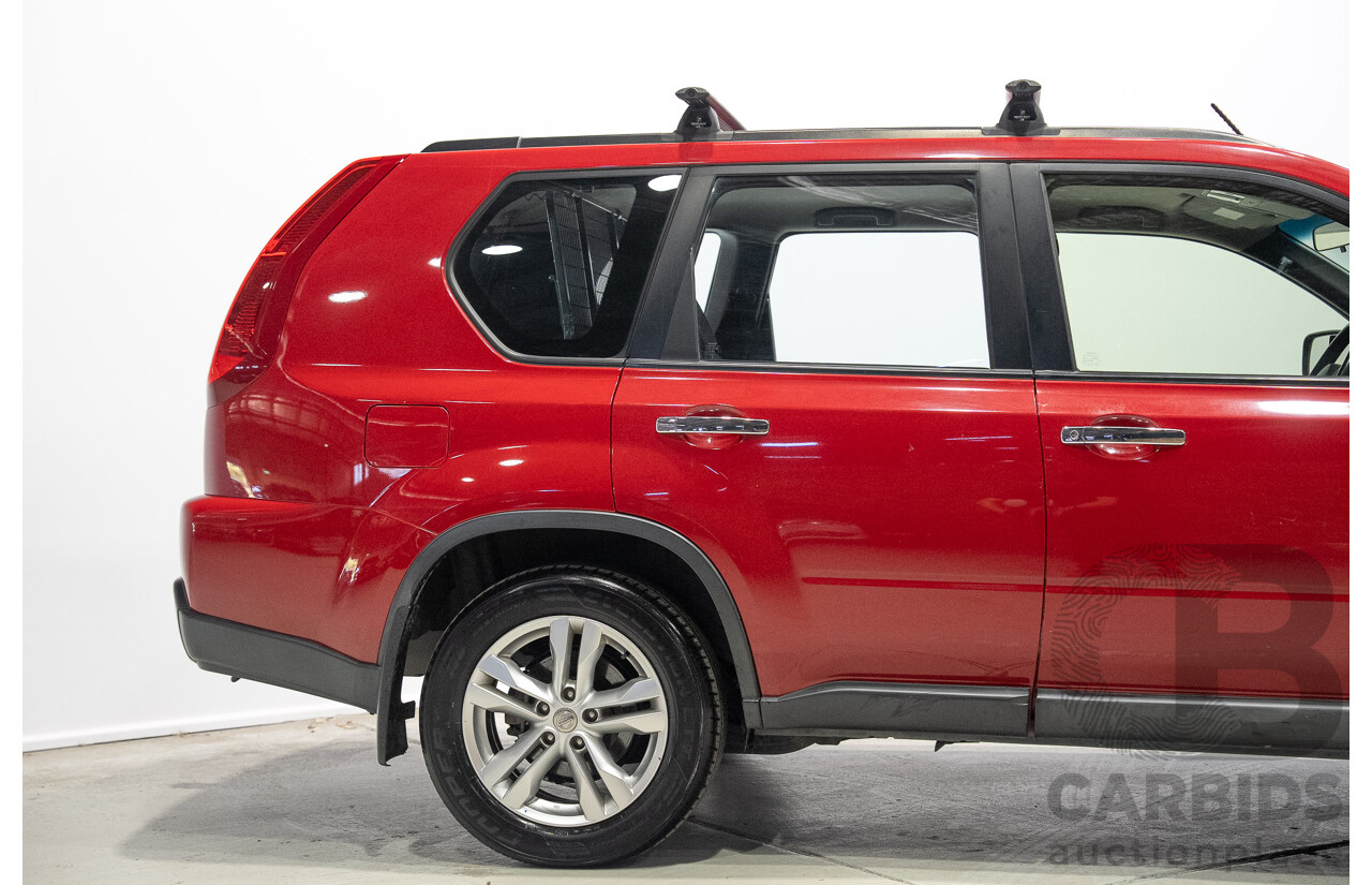 06/2013 Nissan X-Trail ST-L (4x4) T31 Series 5 4d Wagon Red 2.5L