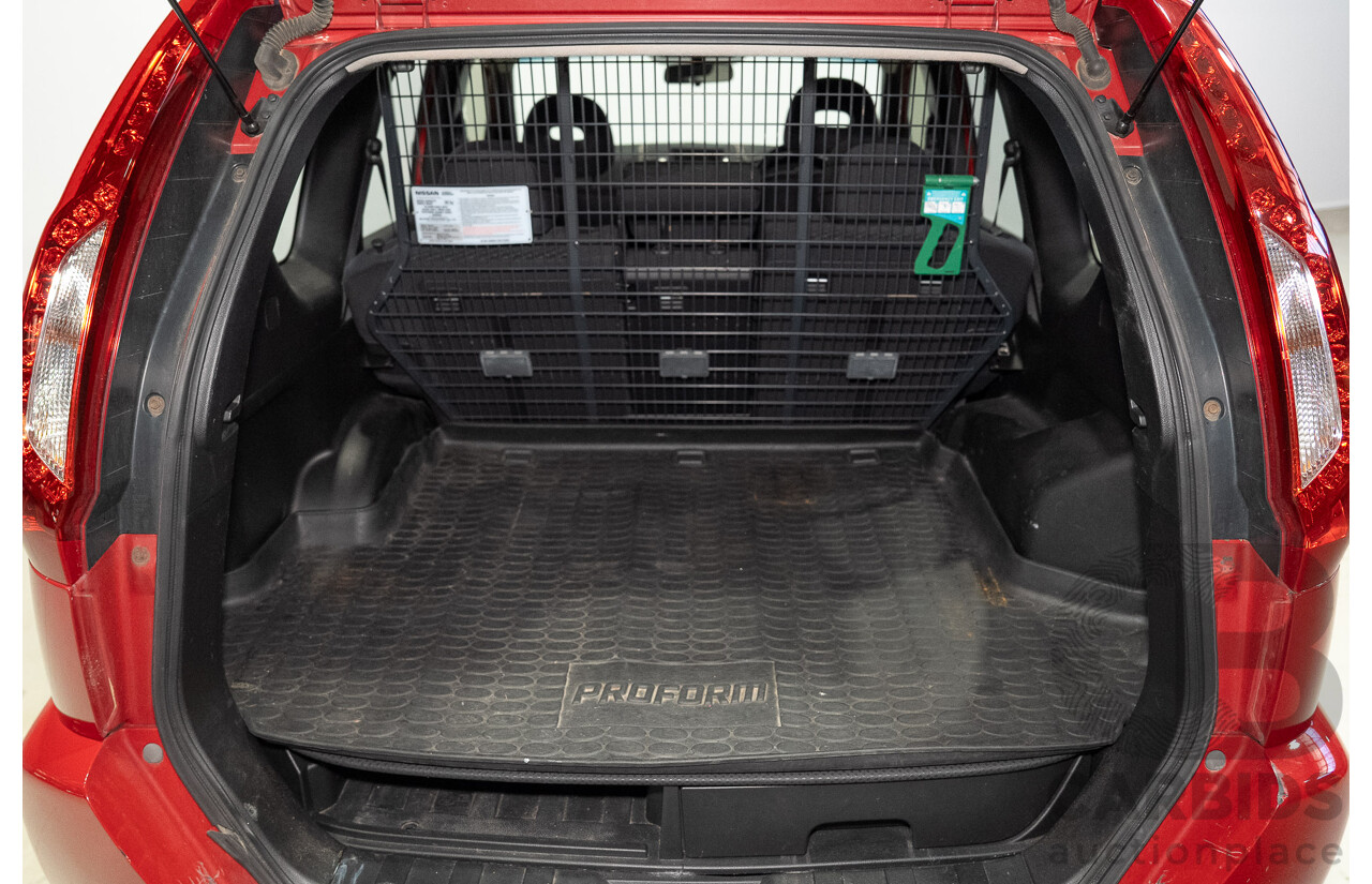 06/2013 Nissan X-Trail ST-L (4x4) T31 Series 5 4d Wagon Red 2.5L