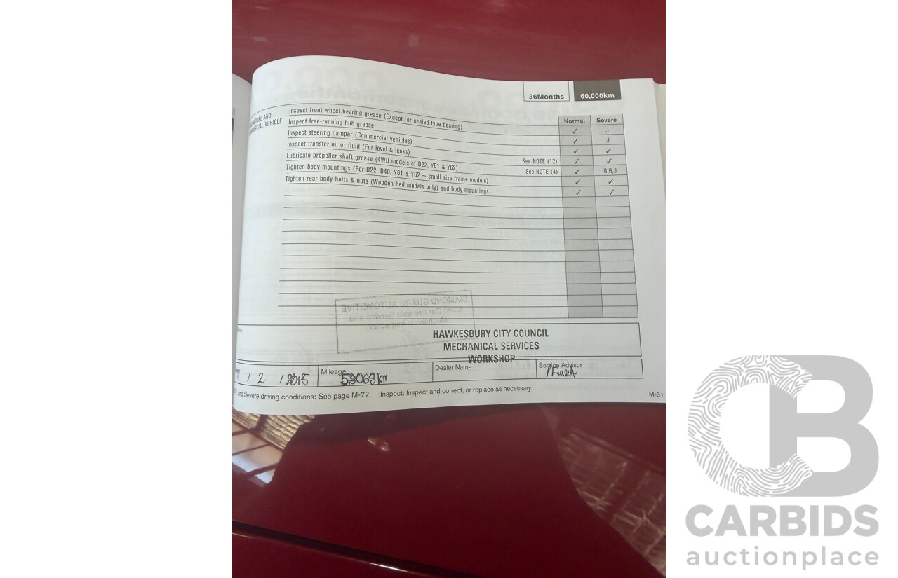 06/2013 Nissan X-Trail ST-L (4x4) T31 Series 5 4d Wagon Red 2.5L