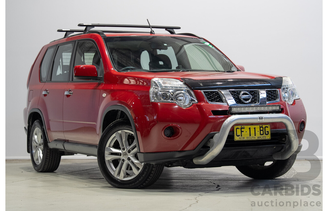06/2013 Nissan X-Trail ST-L (4x4) T31 Series 5 4d Wagon Red 2.5L