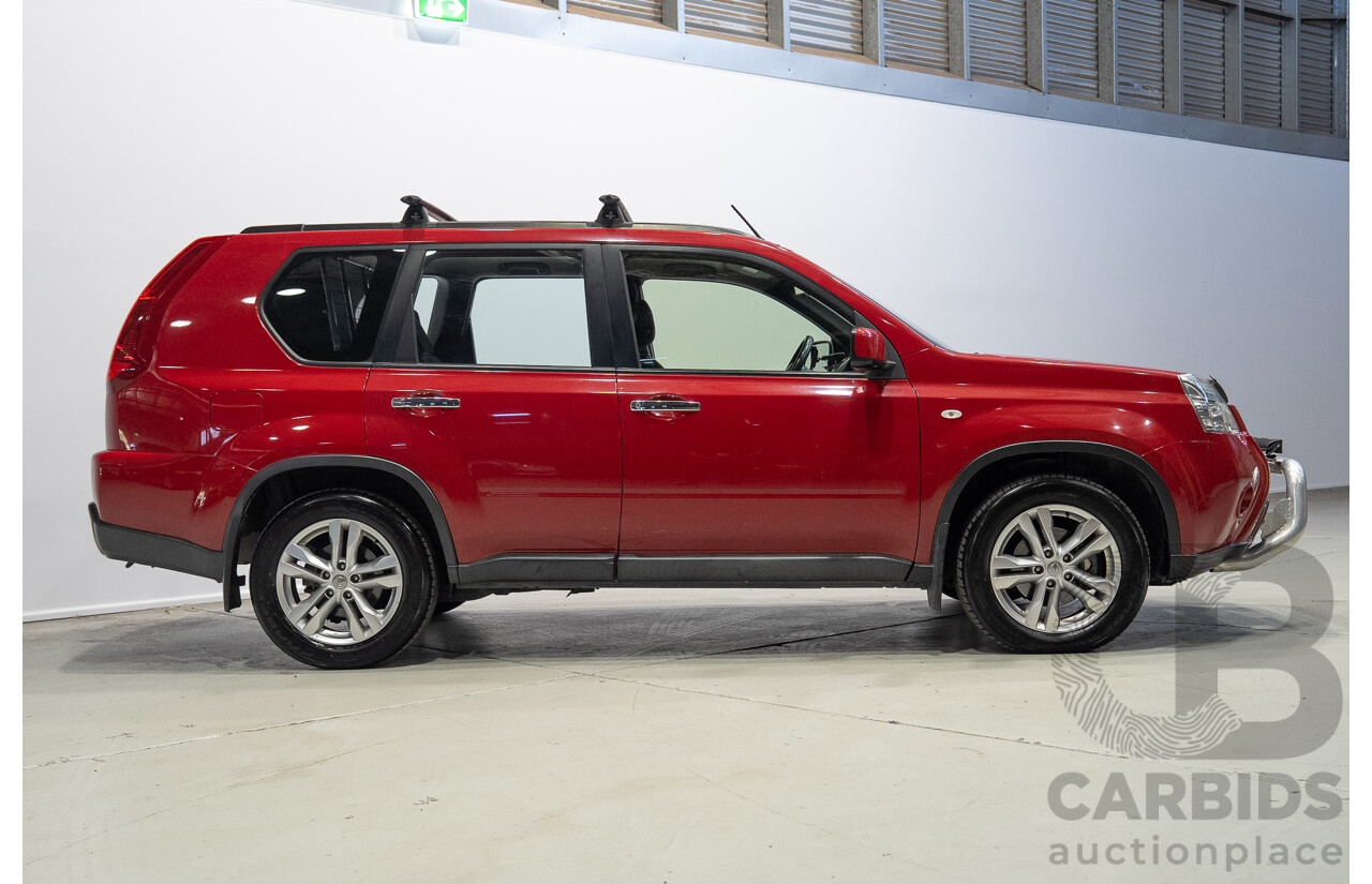 06/2013 Nissan X-Trail ST-L (4x4) T31 Series 5 4d Wagon Red 2.5L