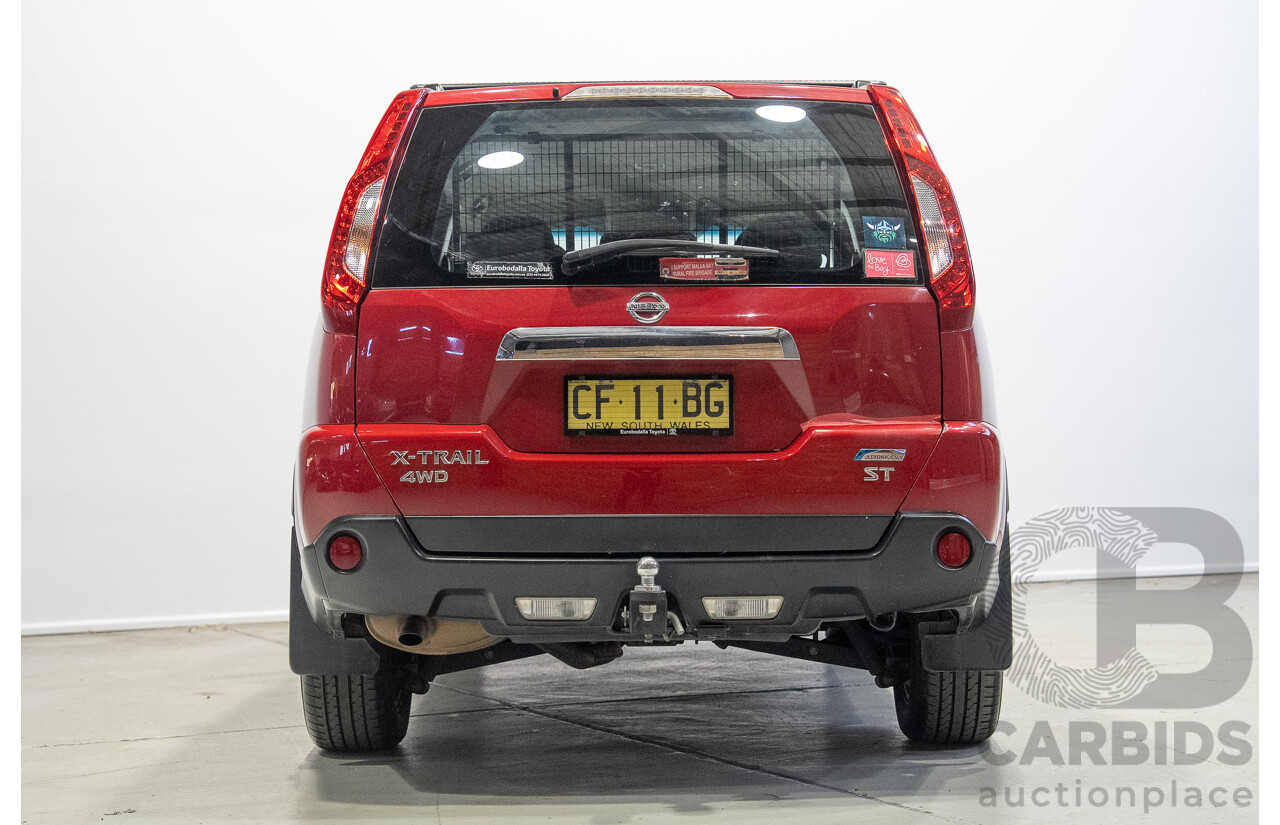 06/2013 Nissan X-Trail ST-L (4x4) T31 Series 5 4d Wagon Red 2.5L