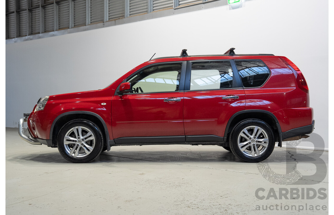 06/2013 Nissan X-Trail ST-L (4x4) T31 Series 5 4d Wagon Red 2.5L