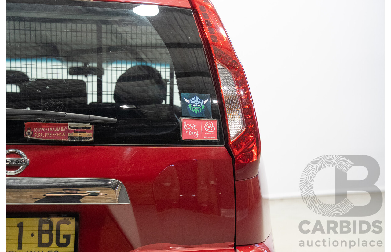 06/2013 Nissan X-Trail ST-L (4x4) T31 Series 5 4d Wagon Red 2.5L
