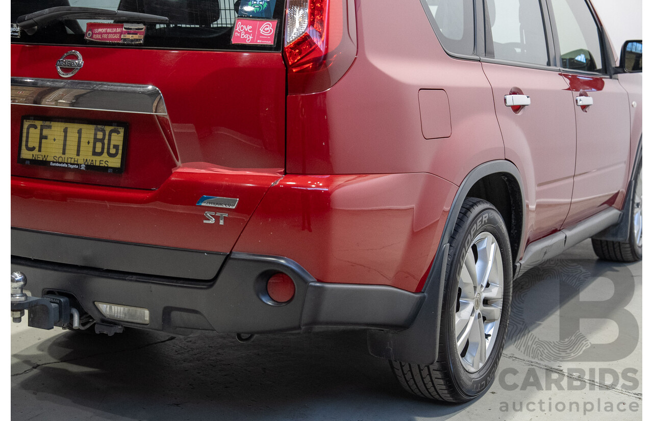 06/2013 Nissan X-Trail ST-L (4x4) T31 Series 5 4d Wagon Red 2.5L