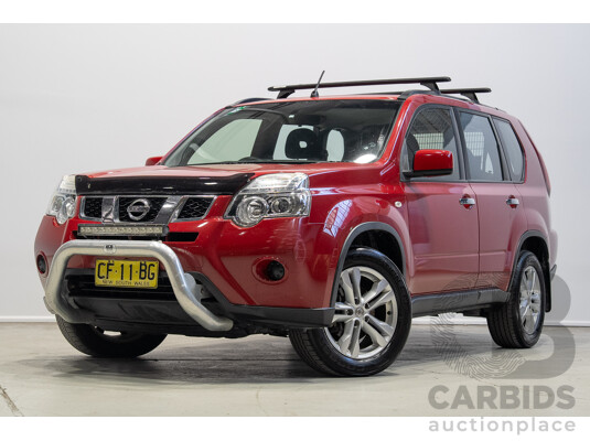 06/2013 Nissan X-Trail ST-L (4x4) T31 Series 5 4d Wagon Red 2.5L