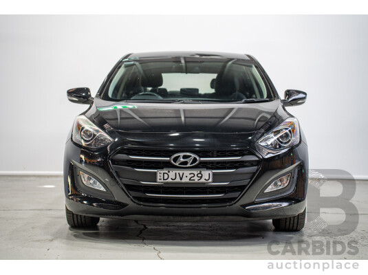 4/2016 Hyundai i30 Active X GD4 Series 2 5d Hatchback Black Turbo Diesel 1.6L