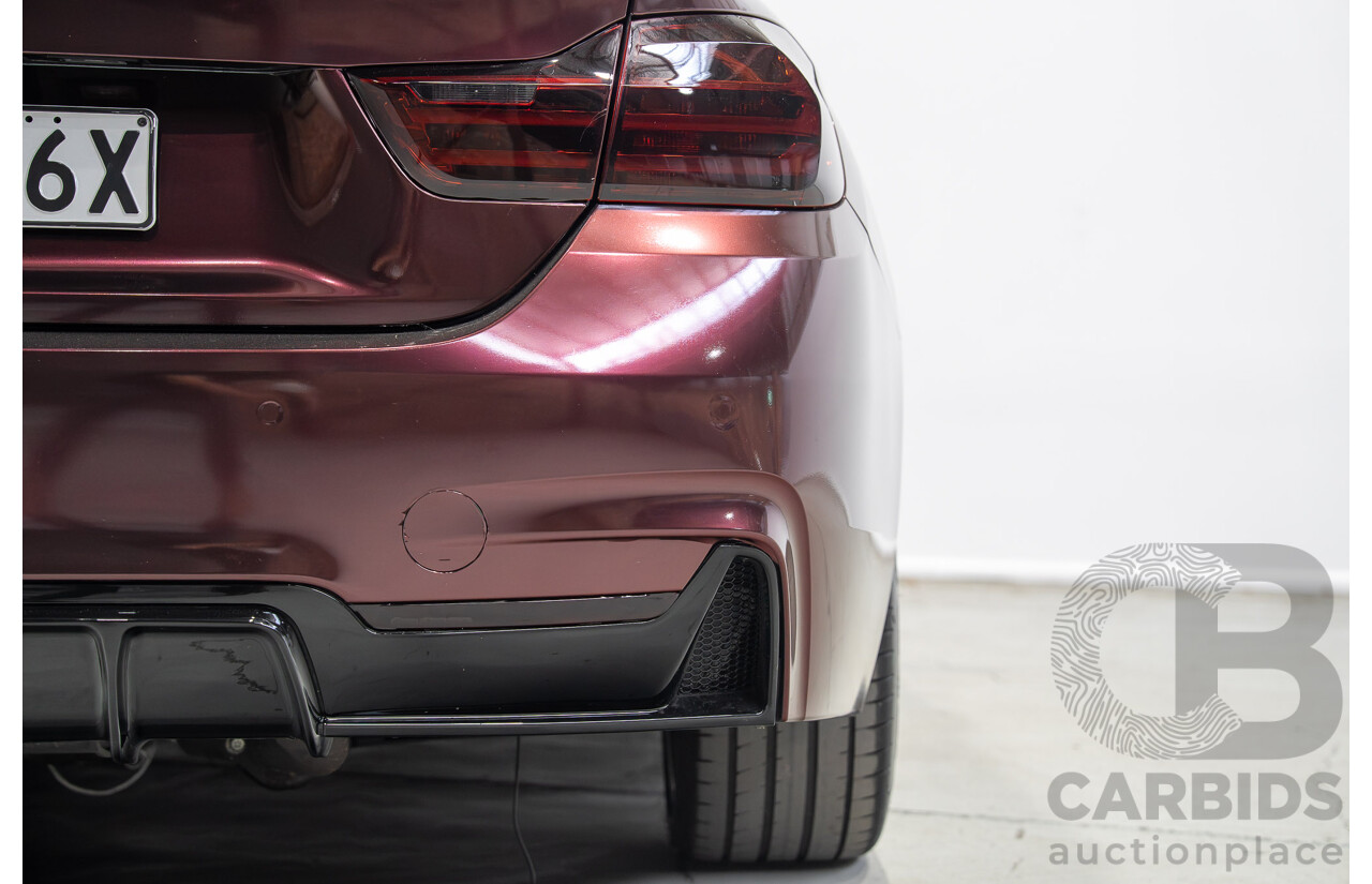 09/2014 BMW 4 Series 420i M Sport F36 Mineral Grey Metallic (Wrapped in Purple Metallic) Turbo 2.0L