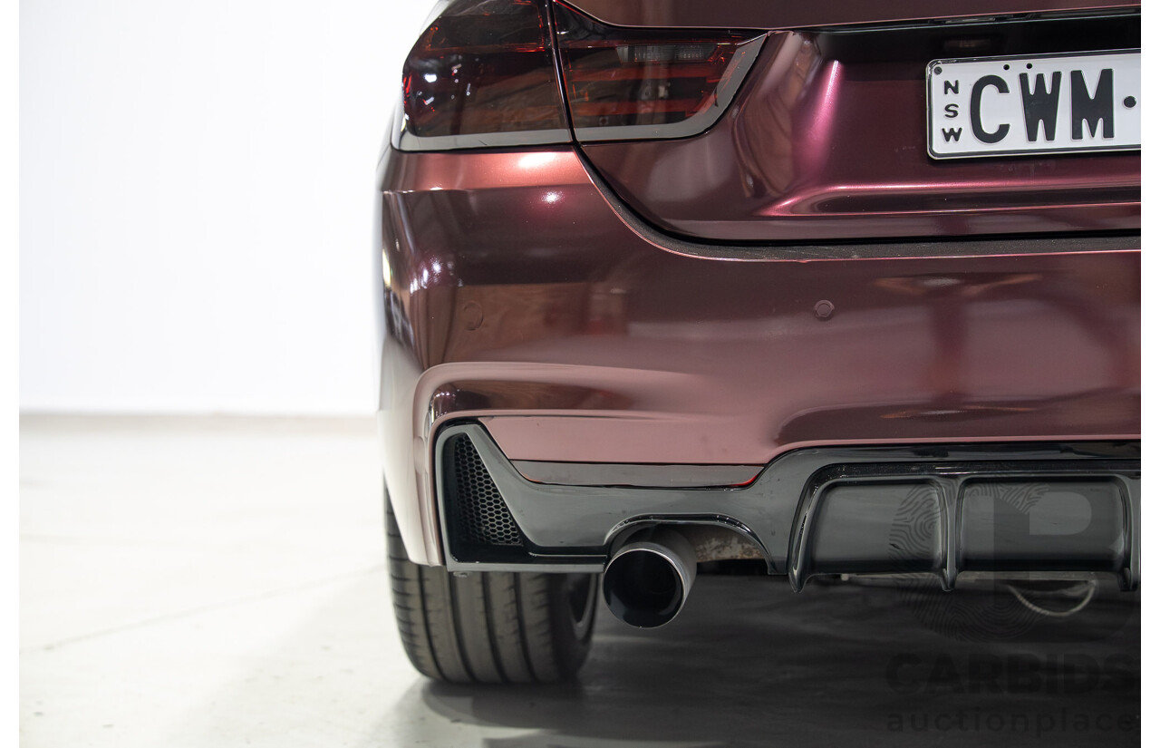 09/2014 BMW 4 Series 420i M Sport F36 Mineral Grey Metallic (Wrapped in Purple Metallic) Turbo 2.0L
