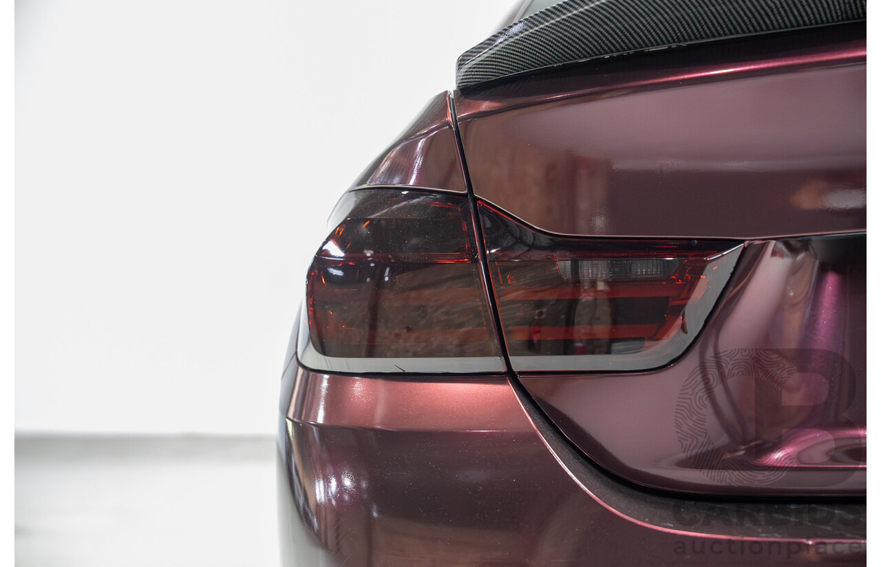 09/2014 BMW 4 Series 420i M Sport F36 Mineral Grey Metallic (Wrapped in Purple Metallic) Turbo 2.0L