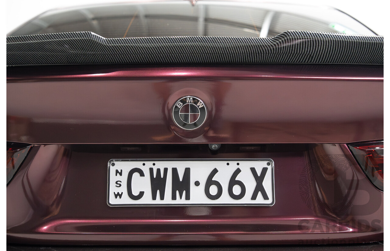 09/2014 BMW 4 Series 420i M Sport F36 Mineral Grey Metallic (Wrapped in Purple Metallic) Turbo 2.0L