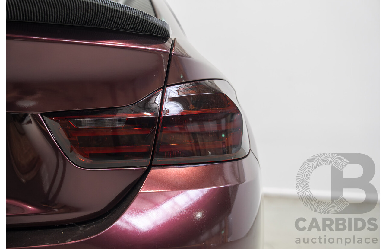 09/2014 BMW 4 Series 420i M Sport F36 Mineral Grey Metallic (Wrapped in Purple Metallic) Turbo 2.0L