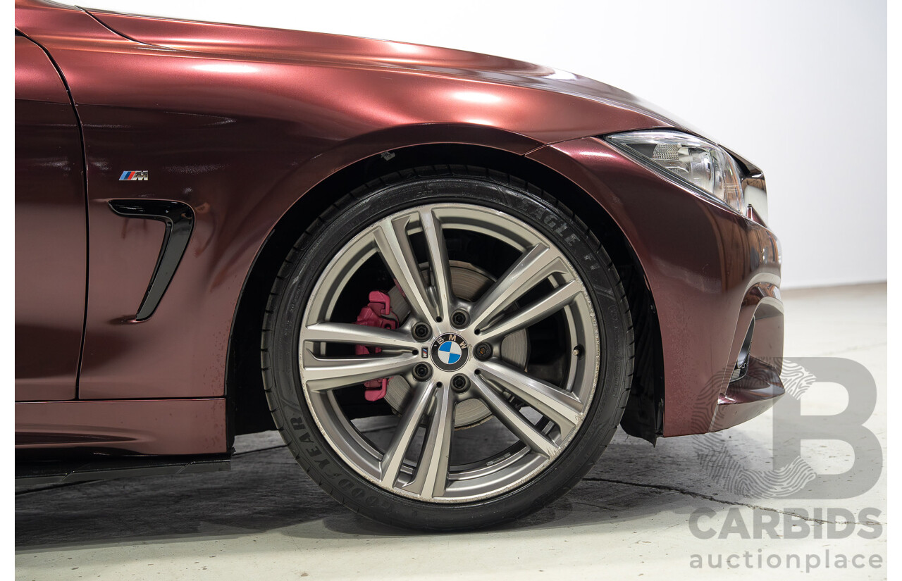 09/2014 BMW 4 Series 420i M Sport F36 Mineral Grey Metallic (Wrapped in Purple Metallic) Turbo 2.0L