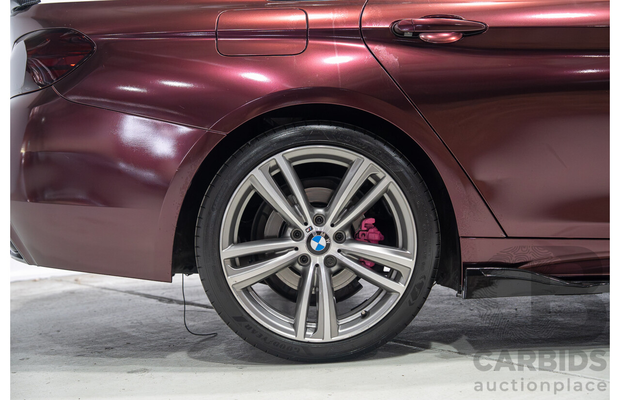 09/2014 BMW 4 Series 420i M Sport F36 Mineral Grey Metallic (Wrapped in Purple Metallic) Turbo 2.0L