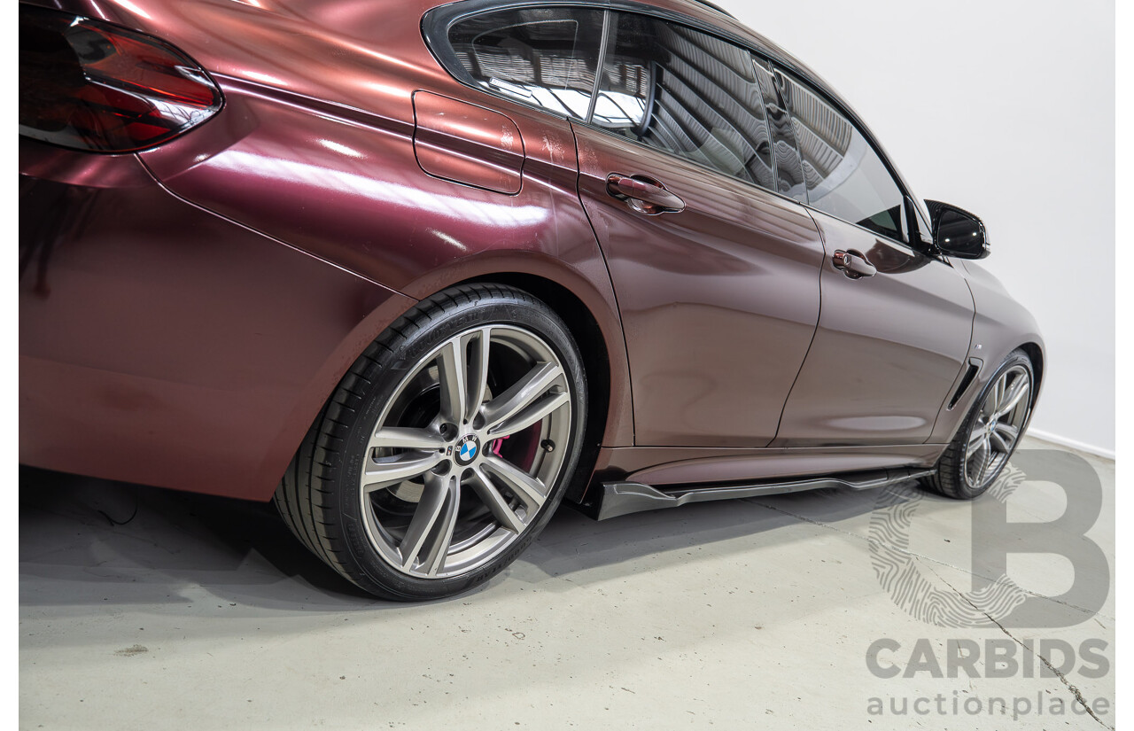09/2014 BMW 4 Series 420i M Sport F36 Mineral Grey Metallic (Wrapped in Purple Metallic) Turbo 2.0L