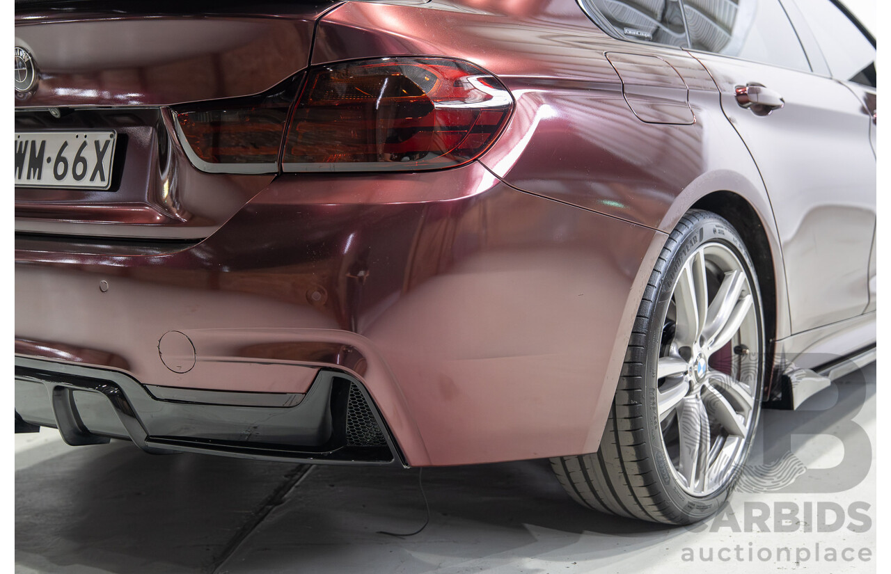 09/2014 BMW 4 Series 420i M Sport F36 Mineral Grey Metallic (Wrapped in Purple Metallic) Turbo 2.0L