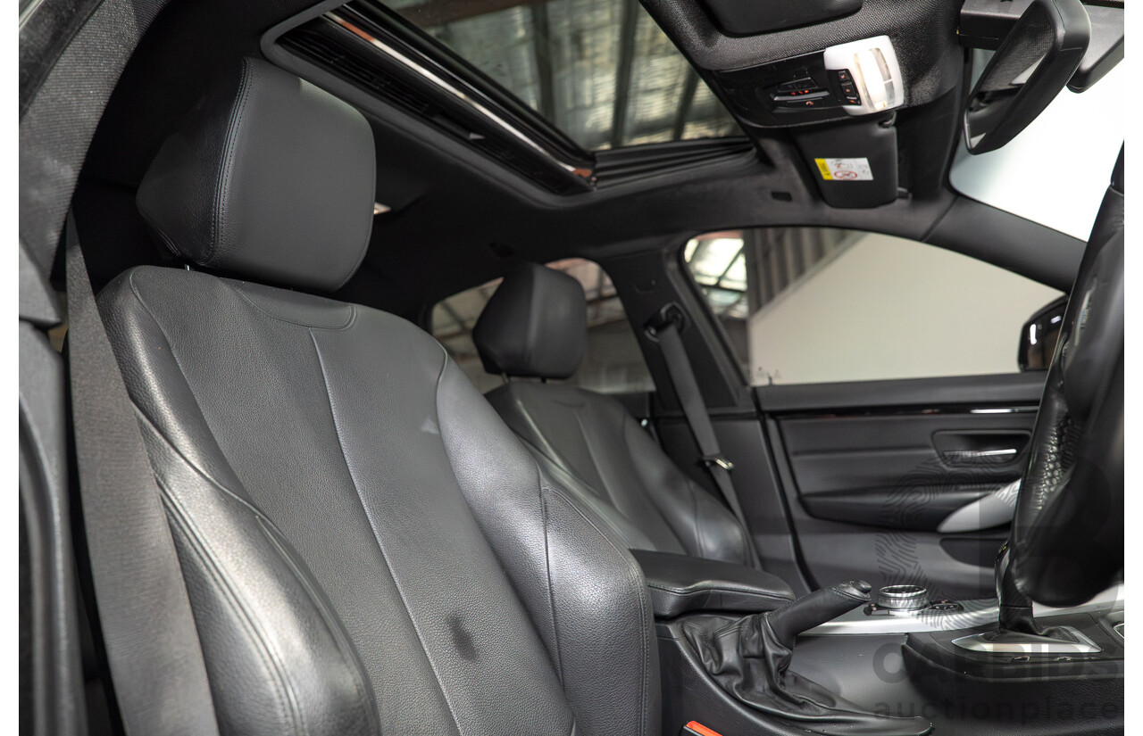 09/2014 BMW 4 Series 420i M Sport F36 Mineral Grey Metallic (Wrapped in Purple Metallic) Turbo 2.0L