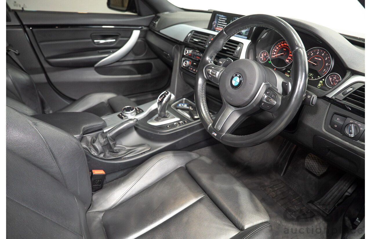09/2014 BMW 4 Series 420i M Sport F36 Mineral Grey Metallic (Wrapped in Purple Metallic) Turbo 2.0L