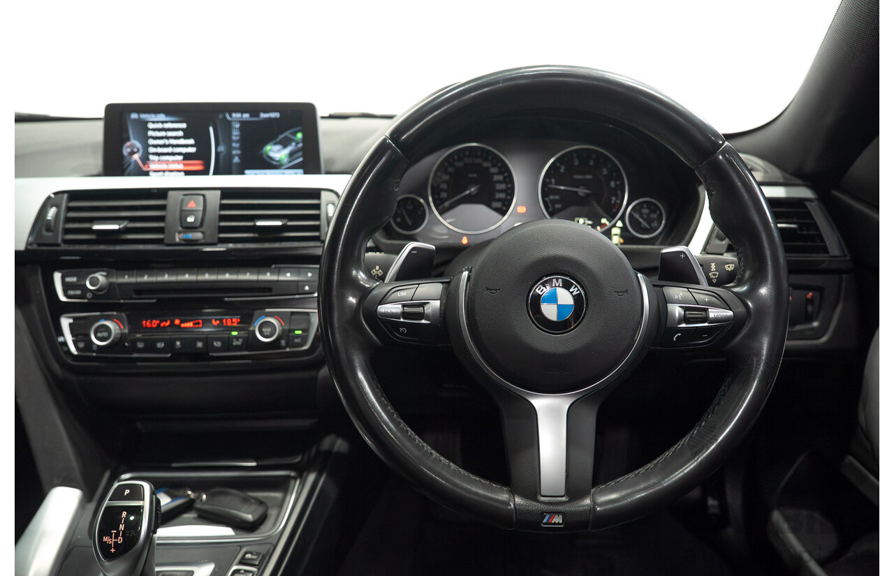 09/2014 BMW 4 Series 420i M Sport F36 Mineral Grey Metallic (Wrapped in Purple Metallic) Turbo 2.0L