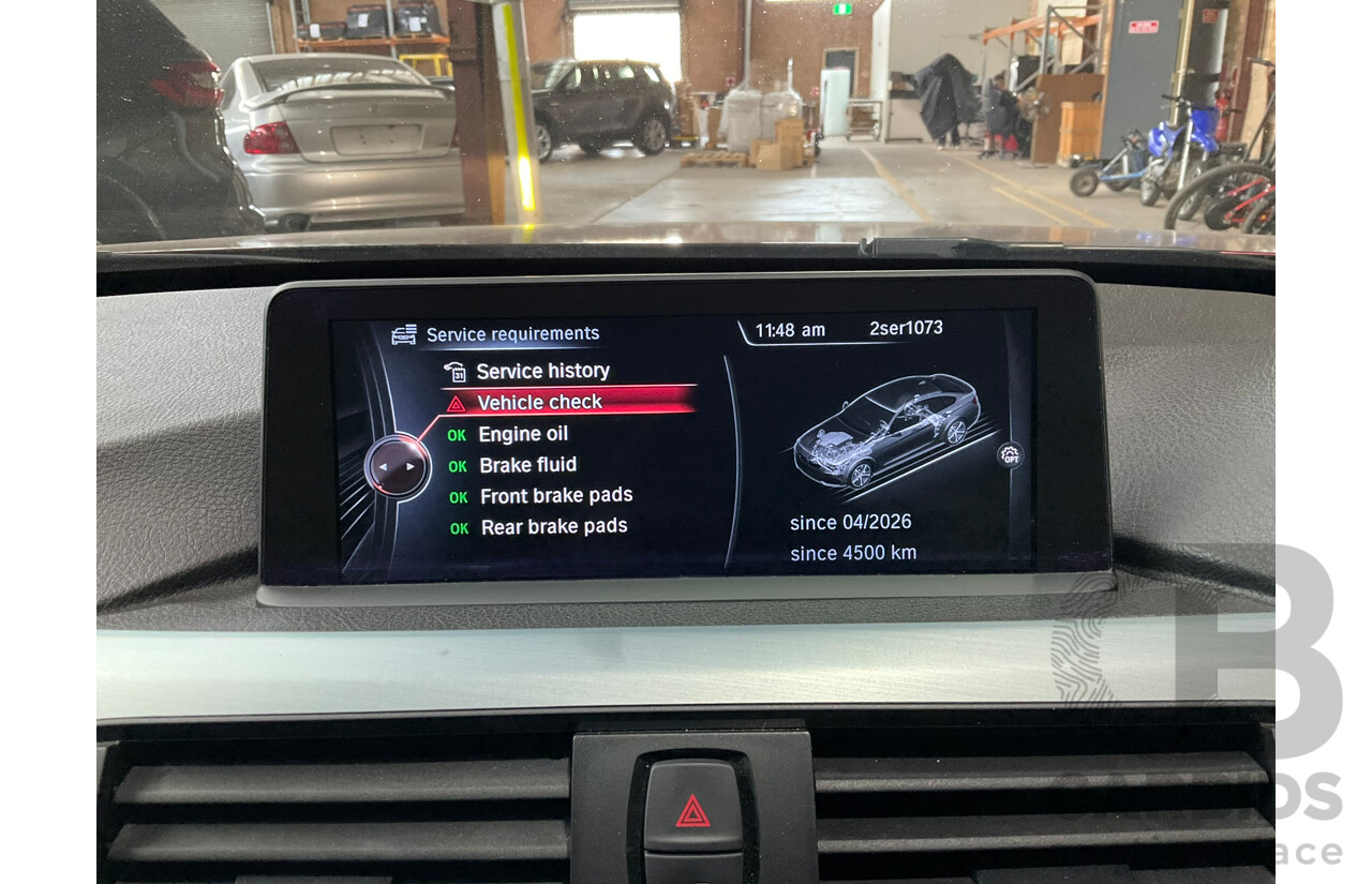 09/2014 BMW 4 Series 420i M Sport F36 Mineral Grey Metallic (Wrapped in Purple Metallic) Turbo 2.0L