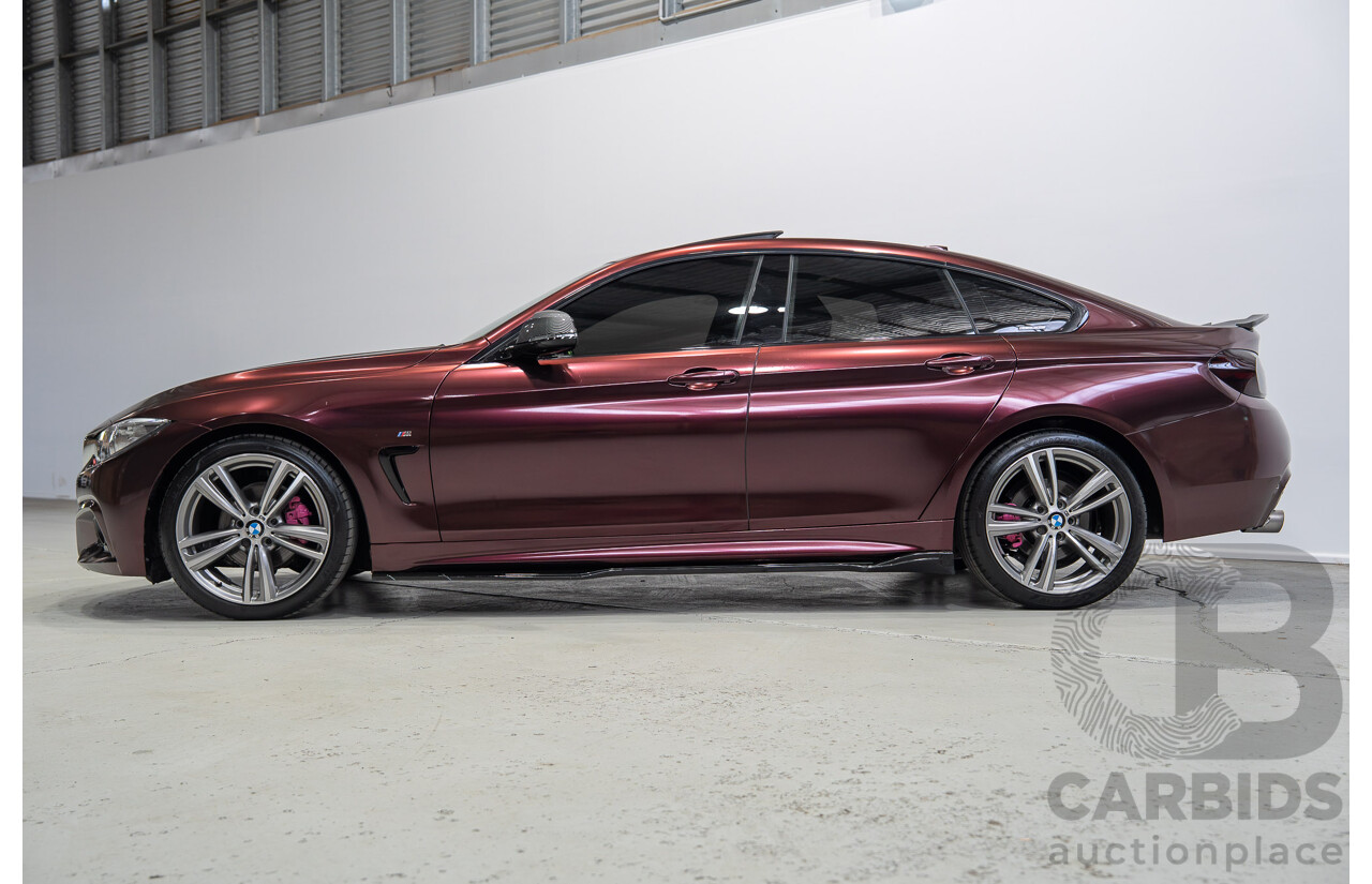 09/2014 BMW 4 Series 420i M Sport F36 Mineral Grey Metallic (Wrapped in Purple Metallic) Turbo 2.0L