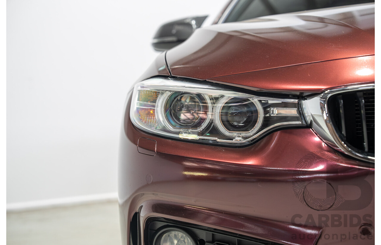 09/2014 BMW 4 Series 420i M Sport F36 Mineral Grey Metallic (Wrapped in Purple Metallic) Turbo 2.0L