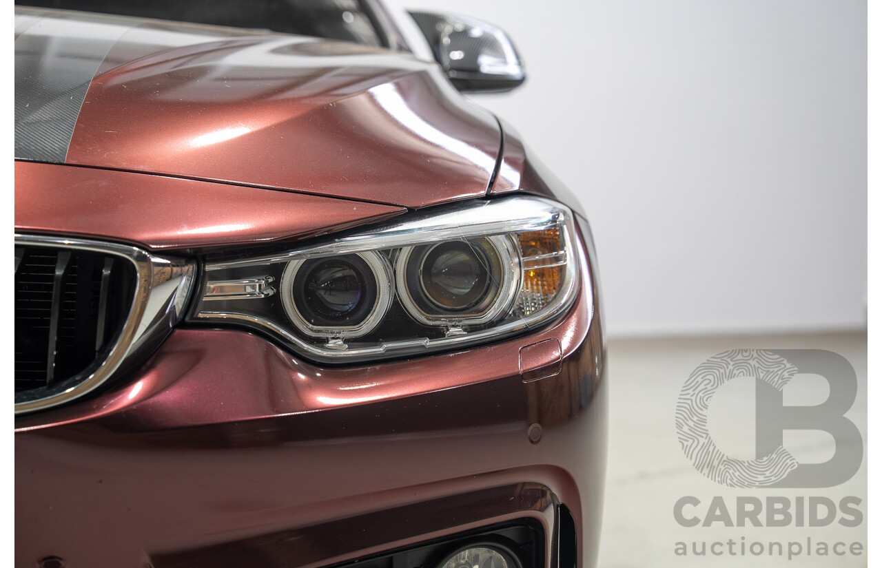 09/2014 BMW 4 Series 420i M Sport F36 Mineral Grey Metallic (Wrapped in Purple Metallic) Turbo 2.0L
