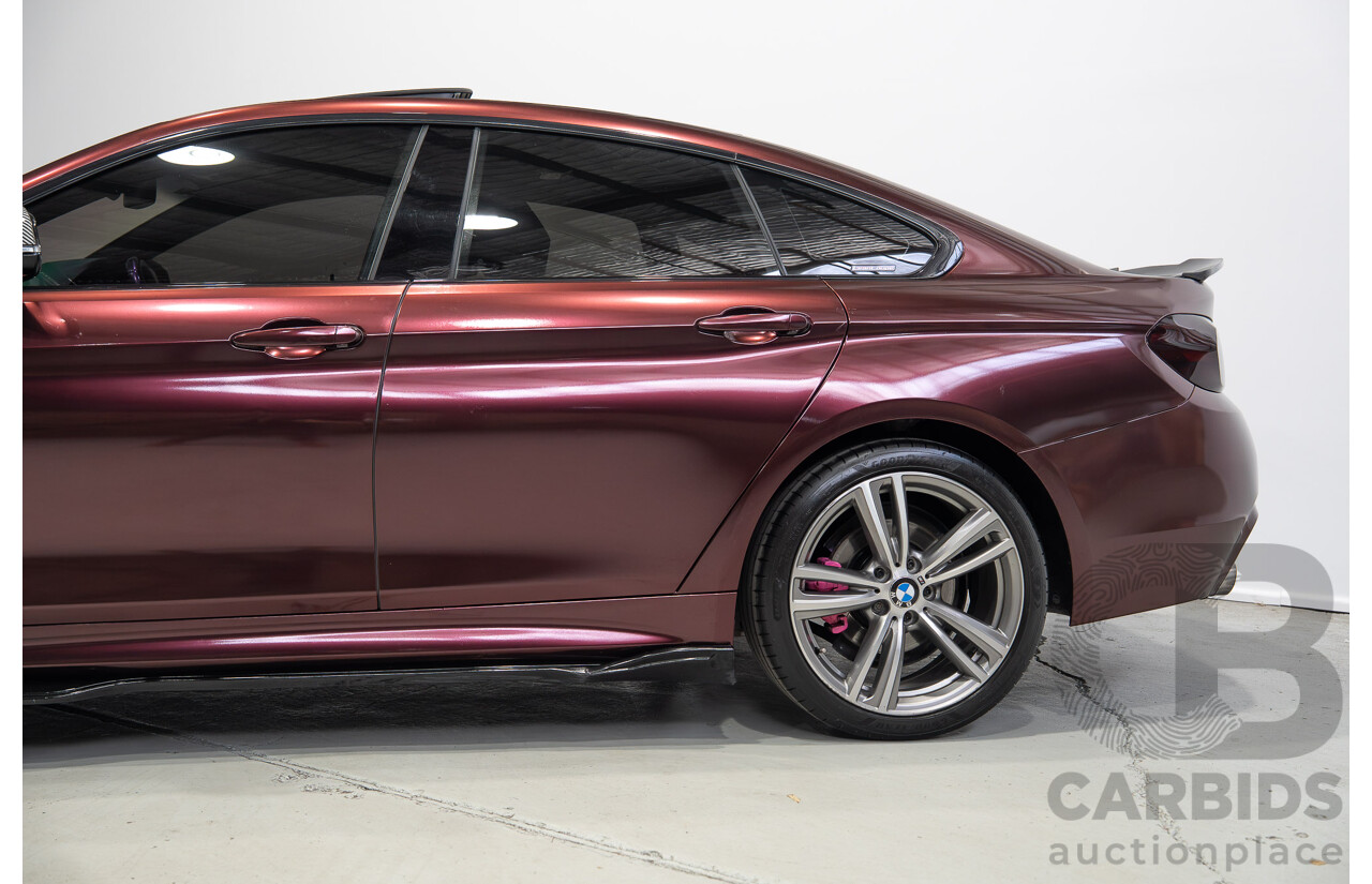 09/2014 BMW 4 Series 420i M Sport F36 Mineral Grey Metallic (Wrapped in Purple Metallic) Turbo 2.0L