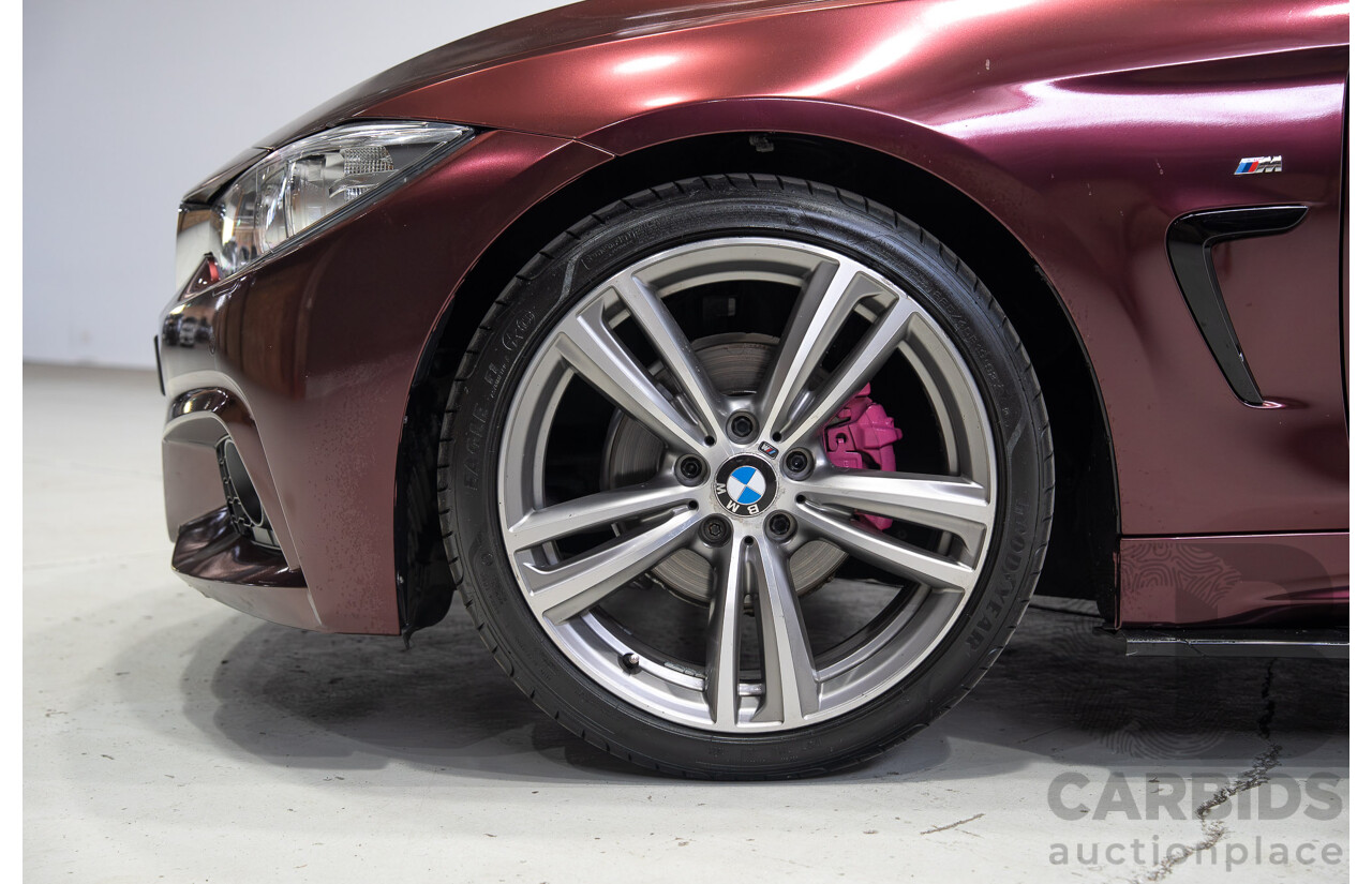 09/2014 BMW 4 Series 420i M Sport F36 Mineral Grey Metallic (Wrapped in Purple Metallic) Turbo 2.0L