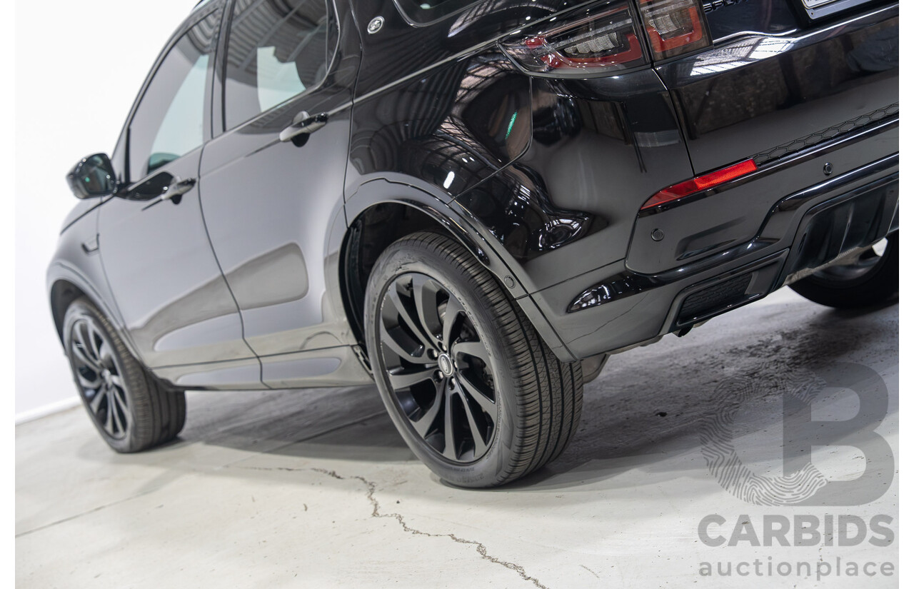 07/2021 Land Rover Discovery Sport P200 R-Dynamic S (AWD) L550 MY21 4d Wagon Santorini Black Metallic Turbo 2.0L