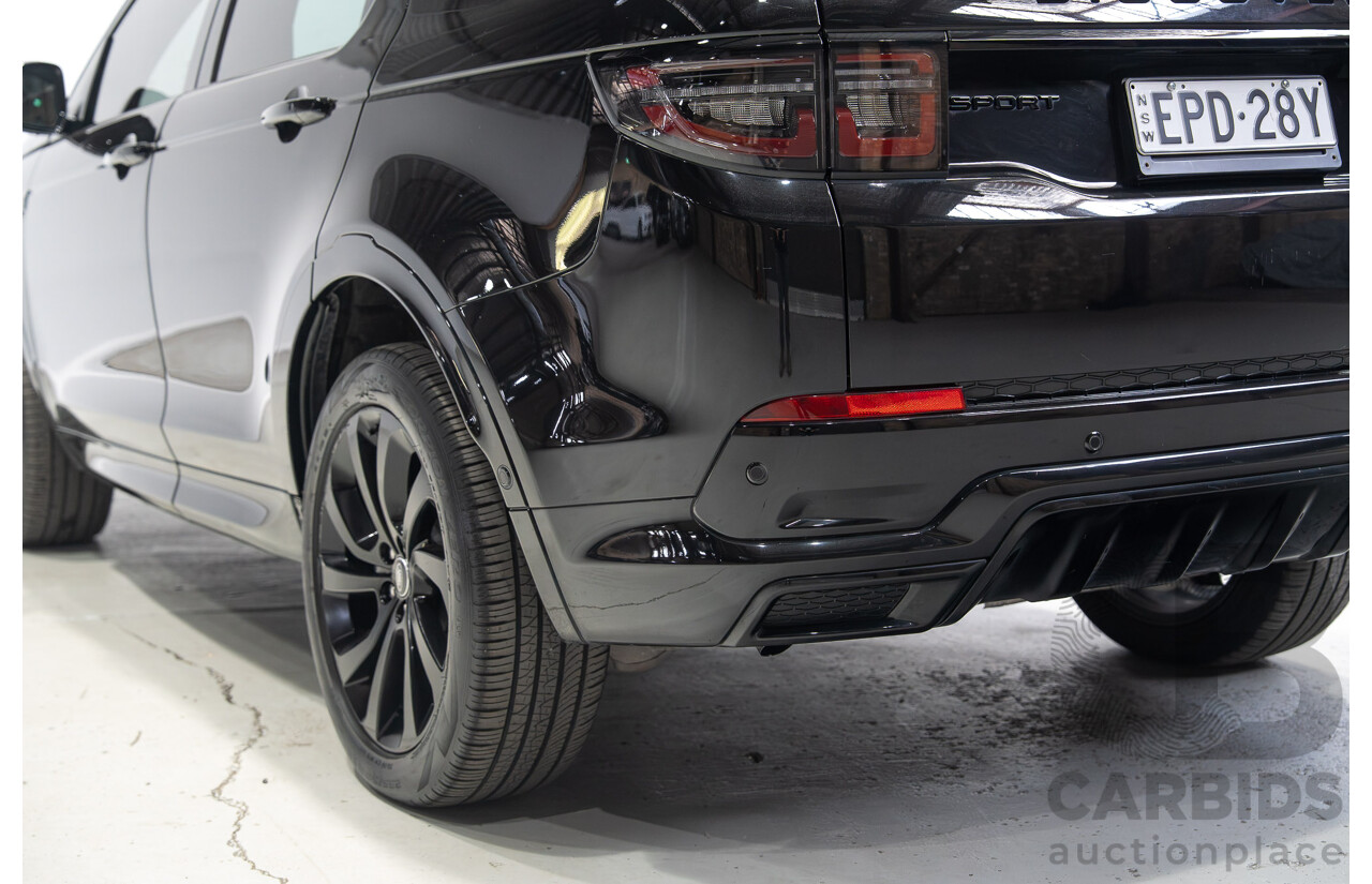 07/2021 Land Rover Discovery Sport P200 R-Dynamic S (AWD) L550 MY21 4d Wagon Santorini Black Metallic Turbo 2.0L