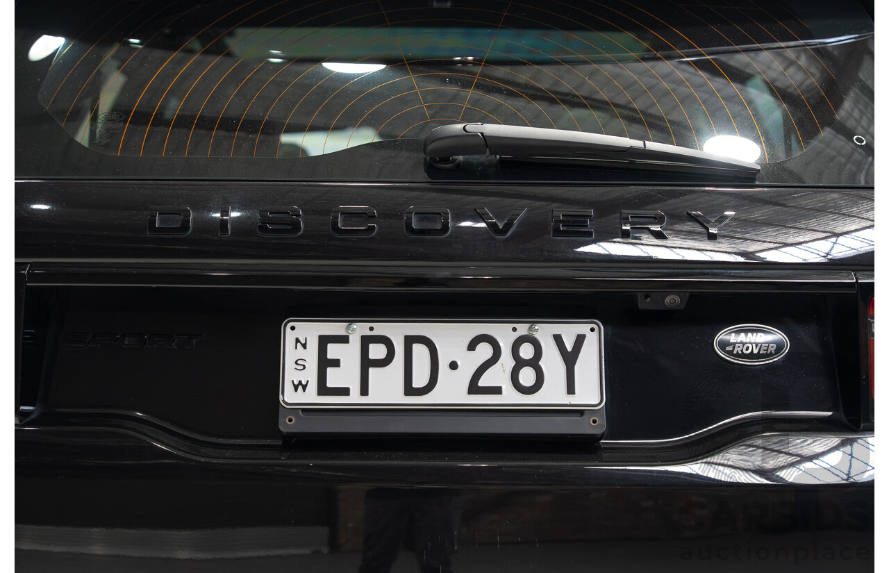 07/2021 Land Rover Discovery Sport P200 R-Dynamic S (AWD) L550 MY21 4d Wagon Santorini Black Metallic Turbo 2.0L