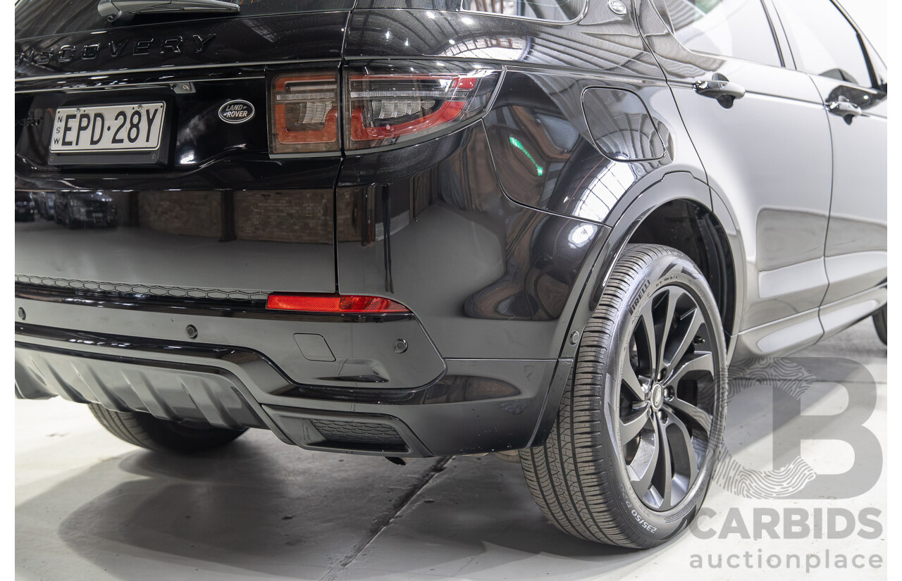 07/2021 Land Rover Discovery Sport P200 R-Dynamic S (AWD) L550 MY21 4d Wagon Santorini Black Metallic Turbo 2.0L