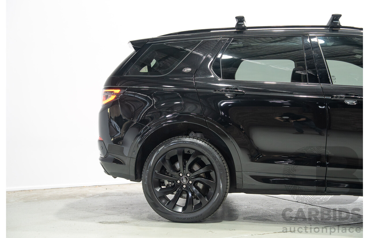 07/2021 Land Rover Discovery Sport P200 R-Dynamic S (AWD) L550 MY21 4d Wagon Santorini Black Metallic Turbo 2.0L