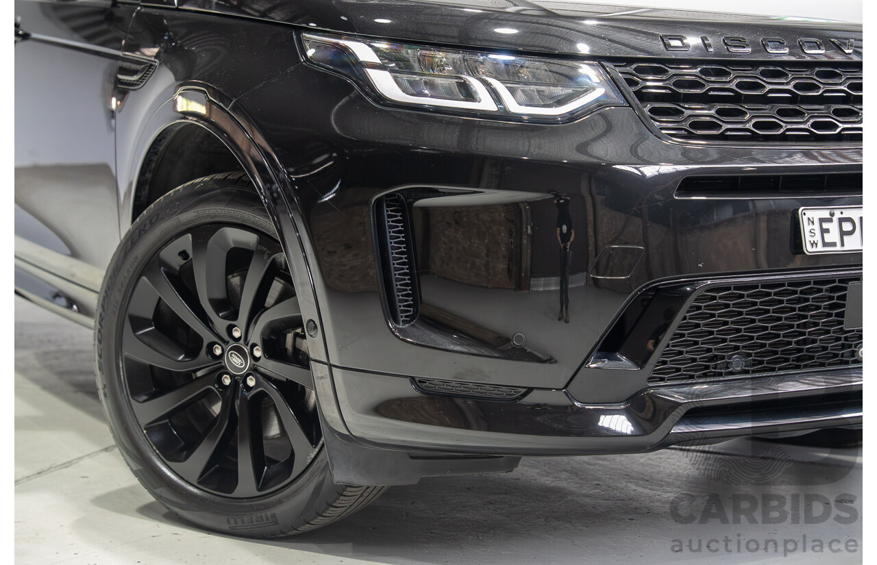 07/2021 Land Rover Discovery Sport P200 R-Dynamic S (AWD) L550 MY21 4d Wagon Santorini Black Metallic Turbo 2.0L