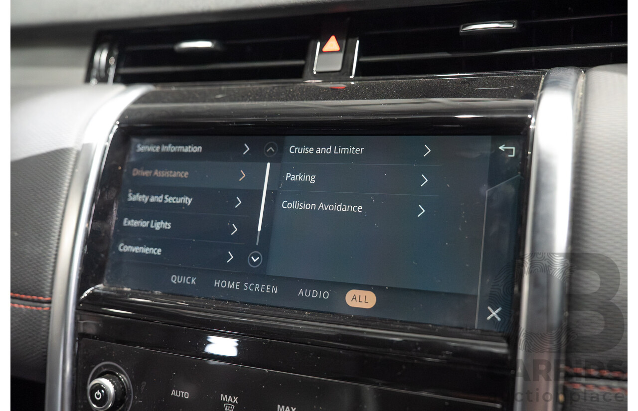 07/2021 Land Rover Discovery Sport P200 R-Dynamic S (AWD) L550 MY21 4d Wagon Santorini Black Metallic Turbo 2.0L