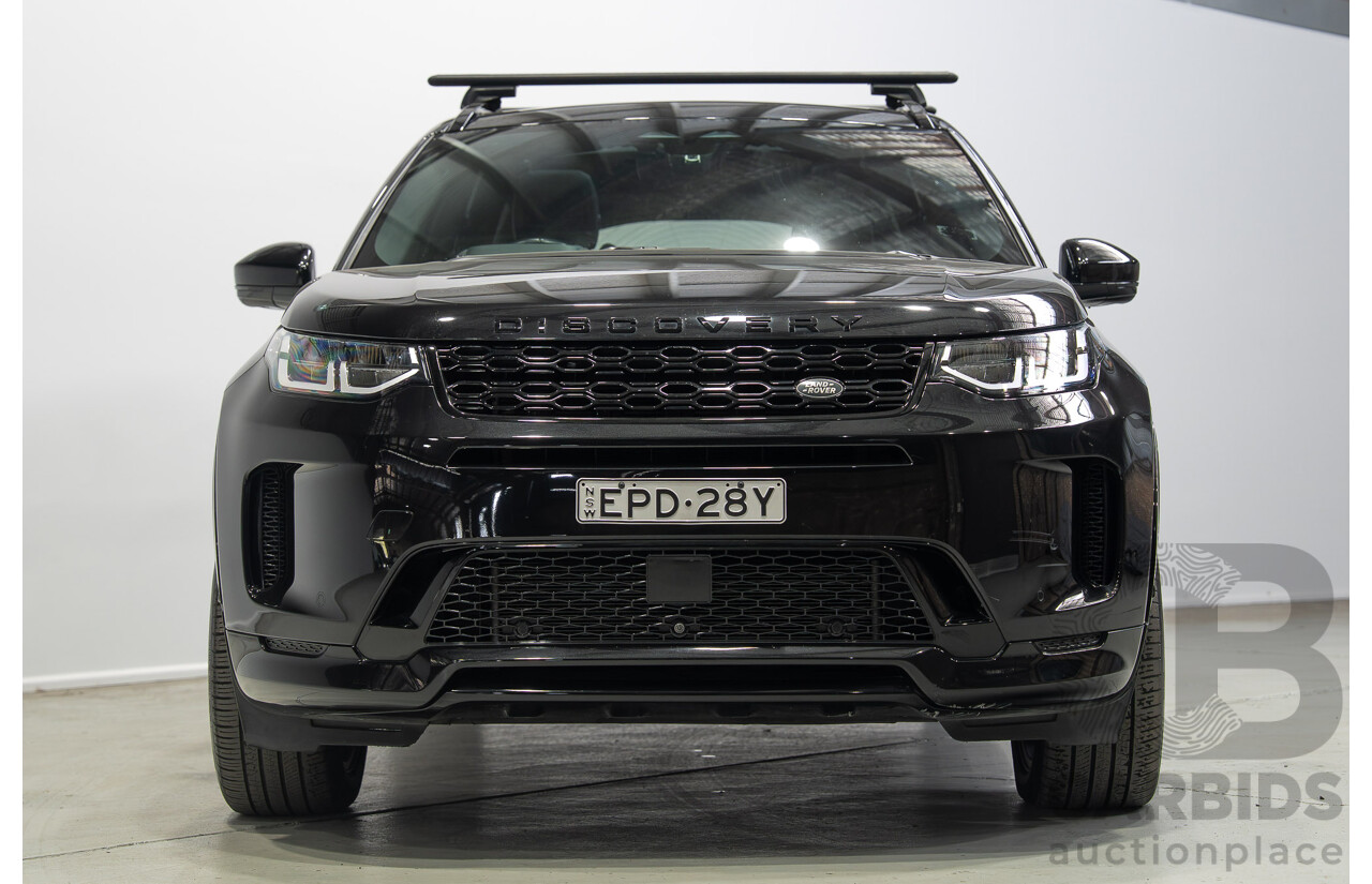 07/2021 Land Rover Discovery Sport P200 R-Dynamic S (AWD) L550 MY21 4d Wagon Santorini Black Metallic Turbo 2.0L