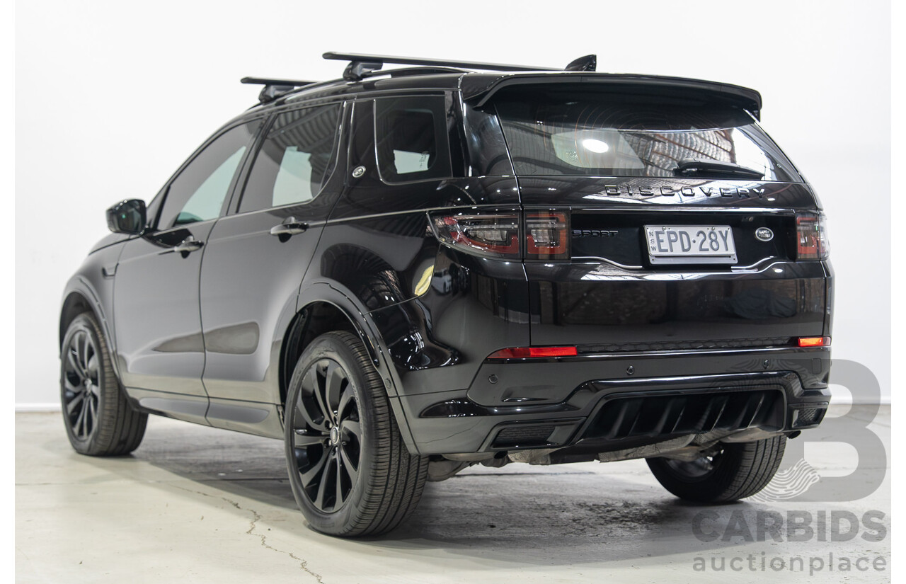 07/2021 Land Rover Discovery Sport P200 R-Dynamic S (AWD) L550 MY21 4d Wagon Santorini Black Metallic Turbo 2.0L
