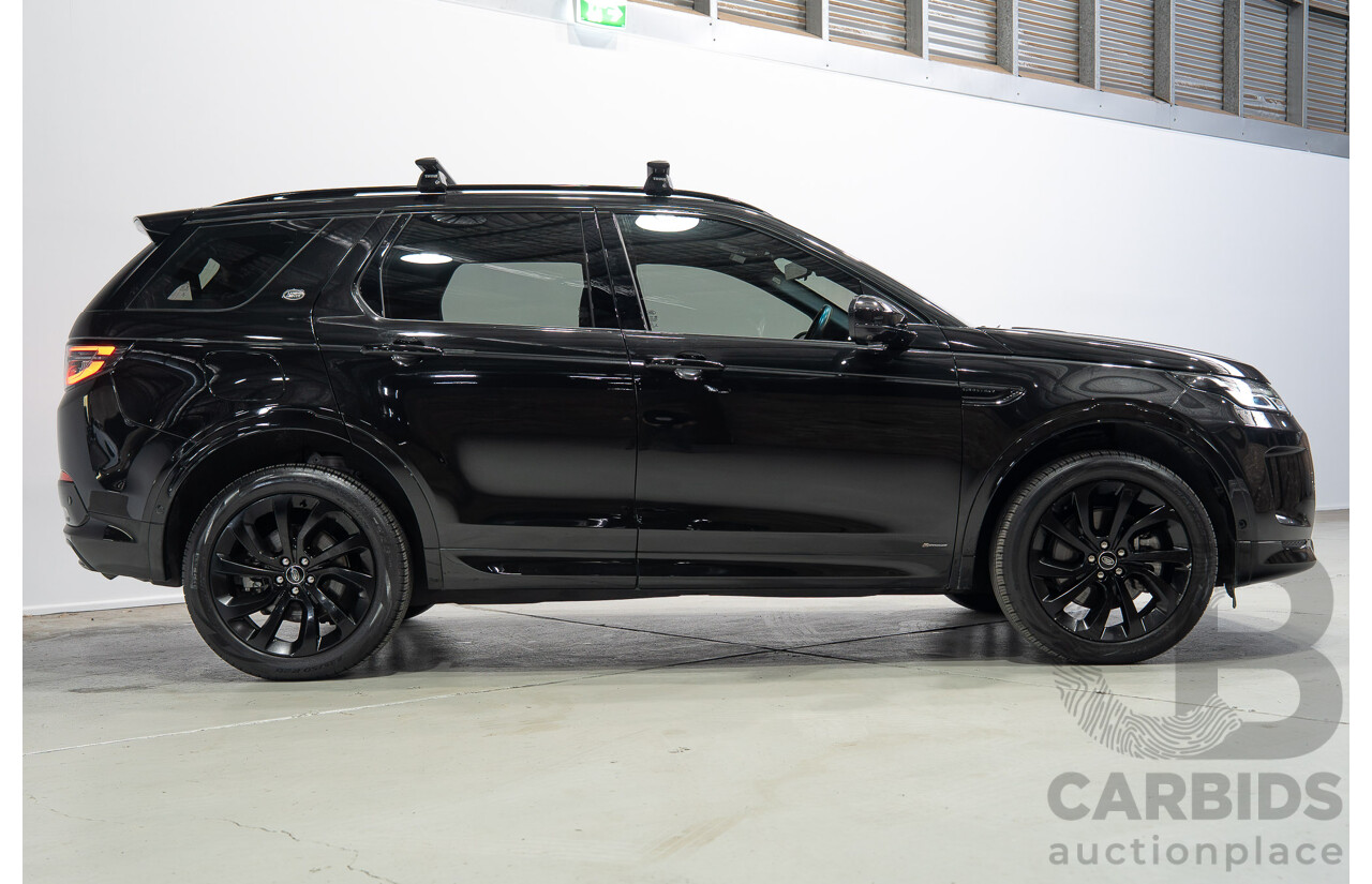 07/2021 Land Rover Discovery Sport P200 R-Dynamic S (AWD) L550 MY21 4d Wagon Santorini Black Metallic Turbo 2.0L
