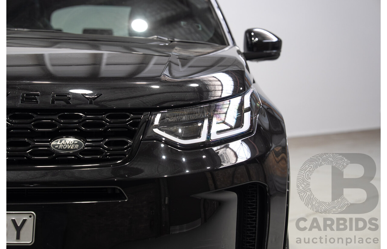 07/2021 Land Rover Discovery Sport P200 R-Dynamic S (AWD) L550 MY21 4d Wagon Santorini Black Metallic Turbo 2.0L