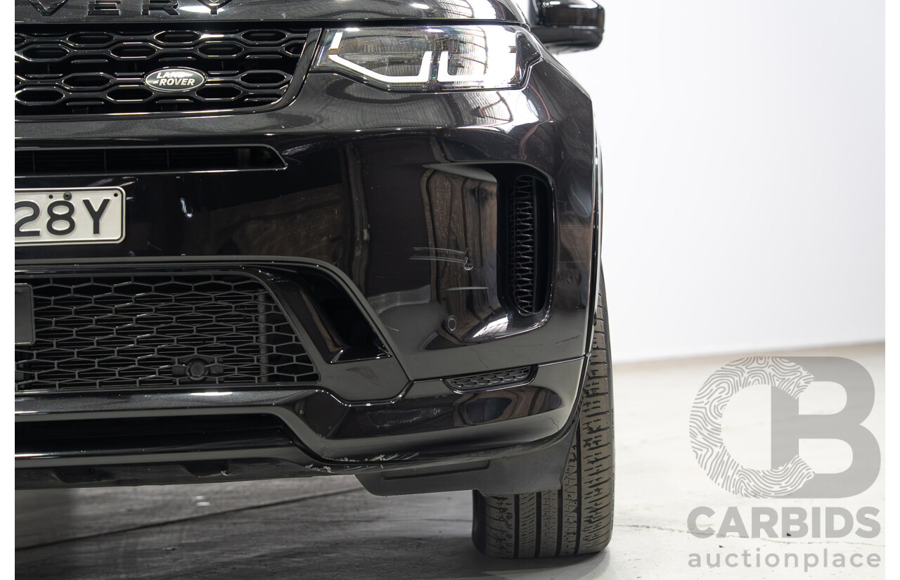 07/2021 Land Rover Discovery Sport P200 R-Dynamic S (AWD) L550 MY21 4d Wagon Santorini Black Metallic Turbo 2.0L