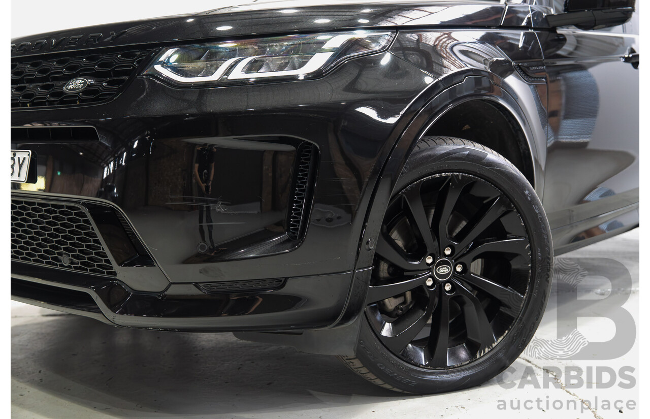 07/2021 Land Rover Discovery Sport P200 R-Dynamic S (AWD) L550 MY21 4d Wagon Santorini Black Metallic Turbo 2.0L