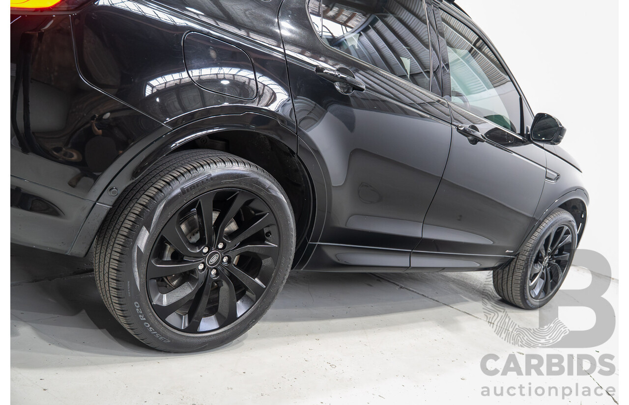 07/2021 Land Rover Discovery Sport P200 R-Dynamic S (AWD) L550 MY21 4d Wagon Santorini Black Metallic Turbo 2.0L
