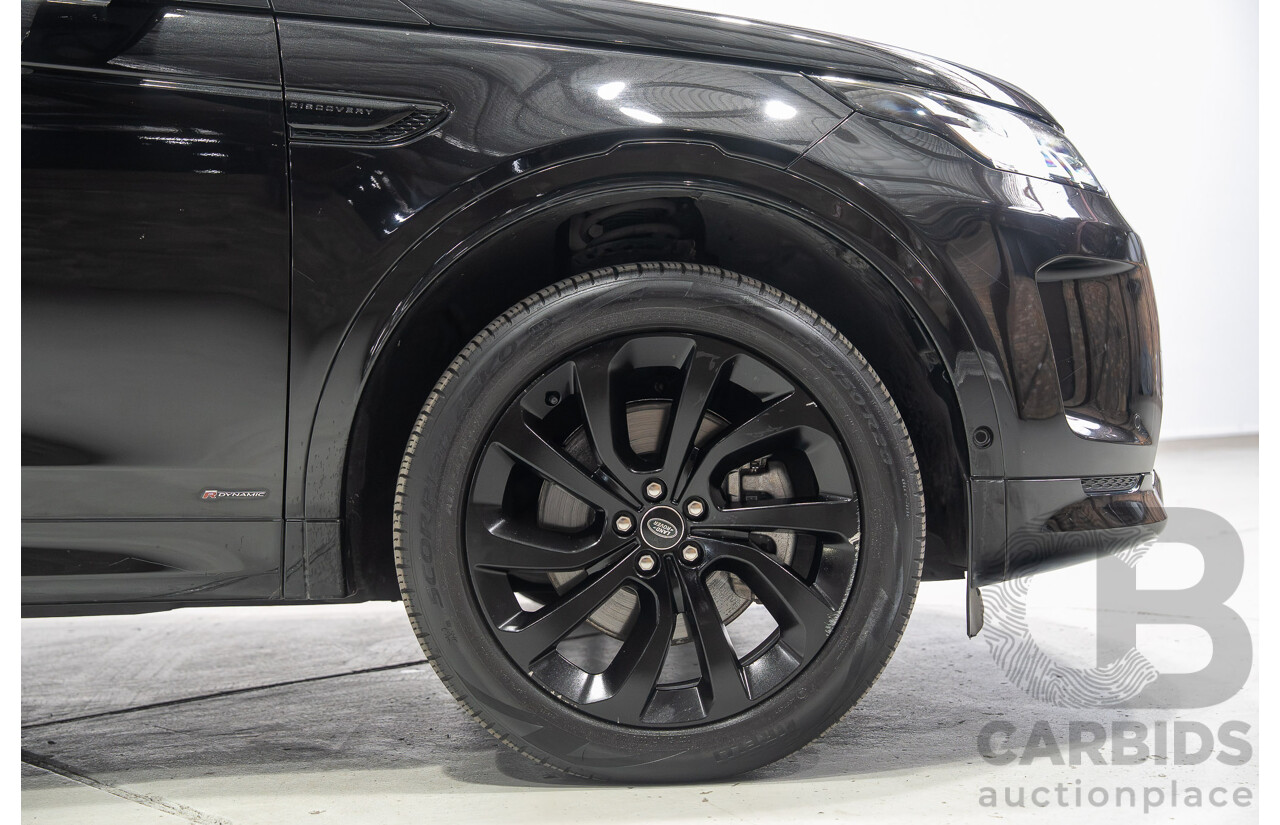 07/2021 Land Rover Discovery Sport P200 R-Dynamic S (AWD) L550 MY21 4d Wagon Santorini Black Metallic Turbo 2.0L