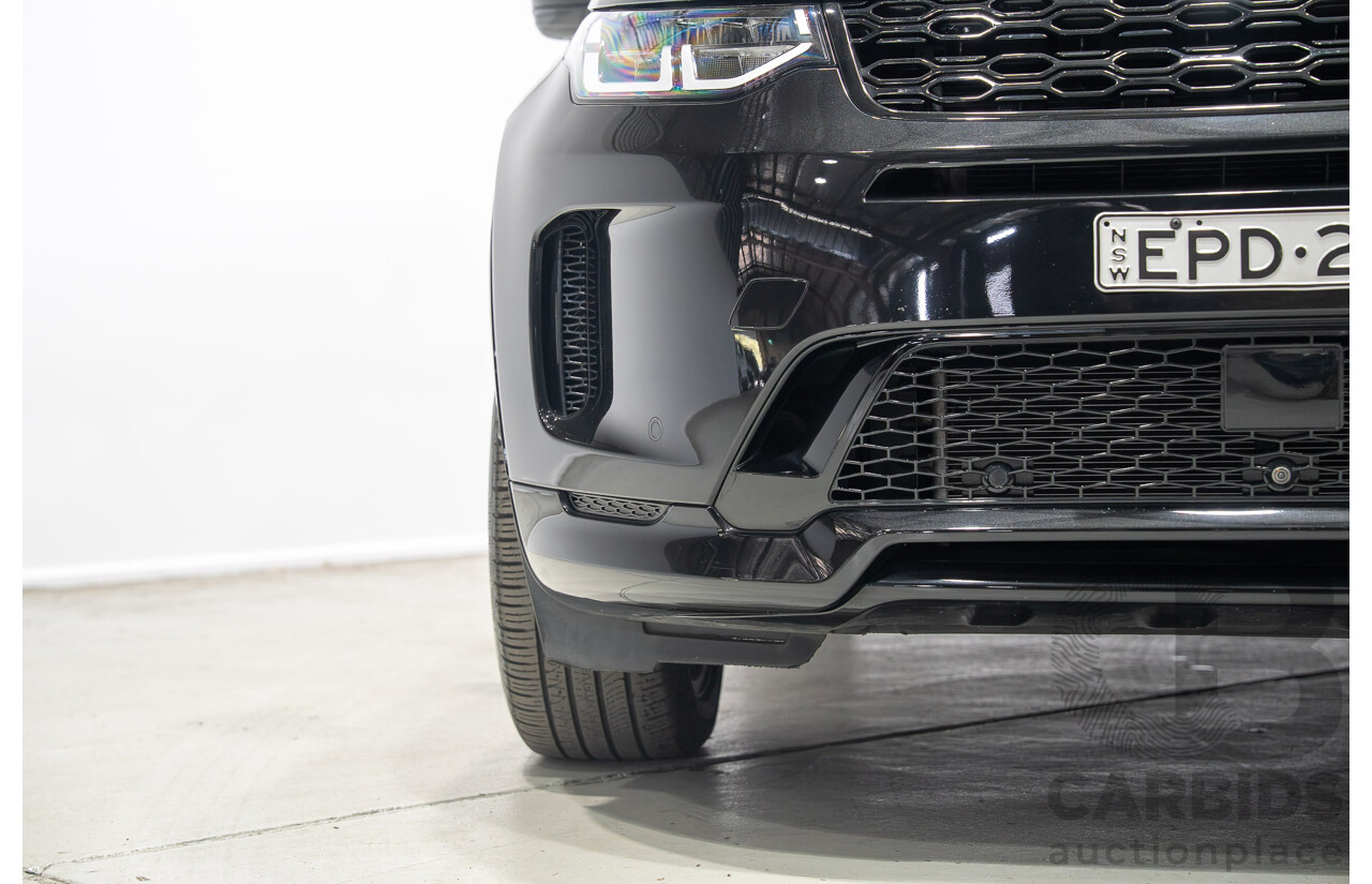 07/2021 Land Rover Discovery Sport P200 R-Dynamic S (AWD) L550 MY21 4d Wagon Santorini Black Metallic Turbo 2.0L