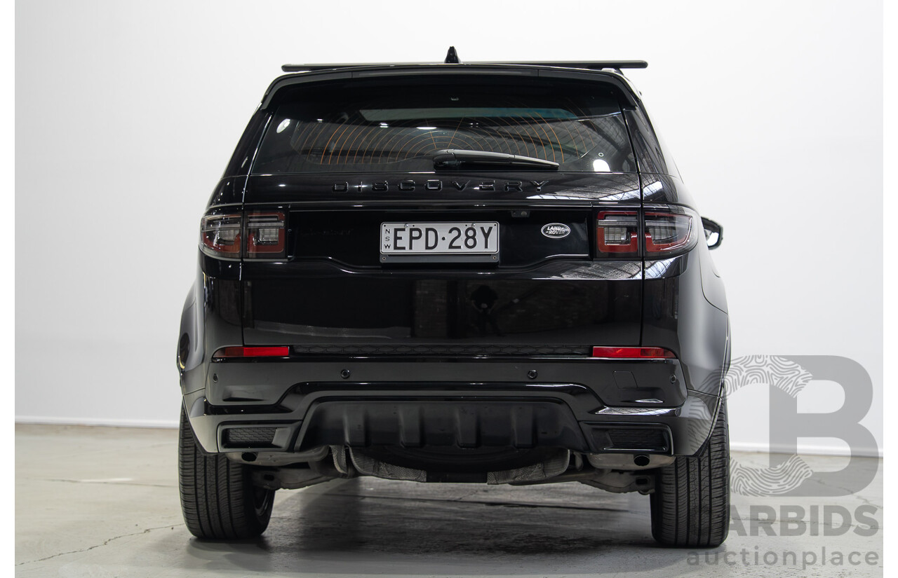 07/2021 Land Rover Discovery Sport P200 R-Dynamic S (AWD) L550 MY21 4d Wagon Santorini Black Metallic Turbo 2.0L