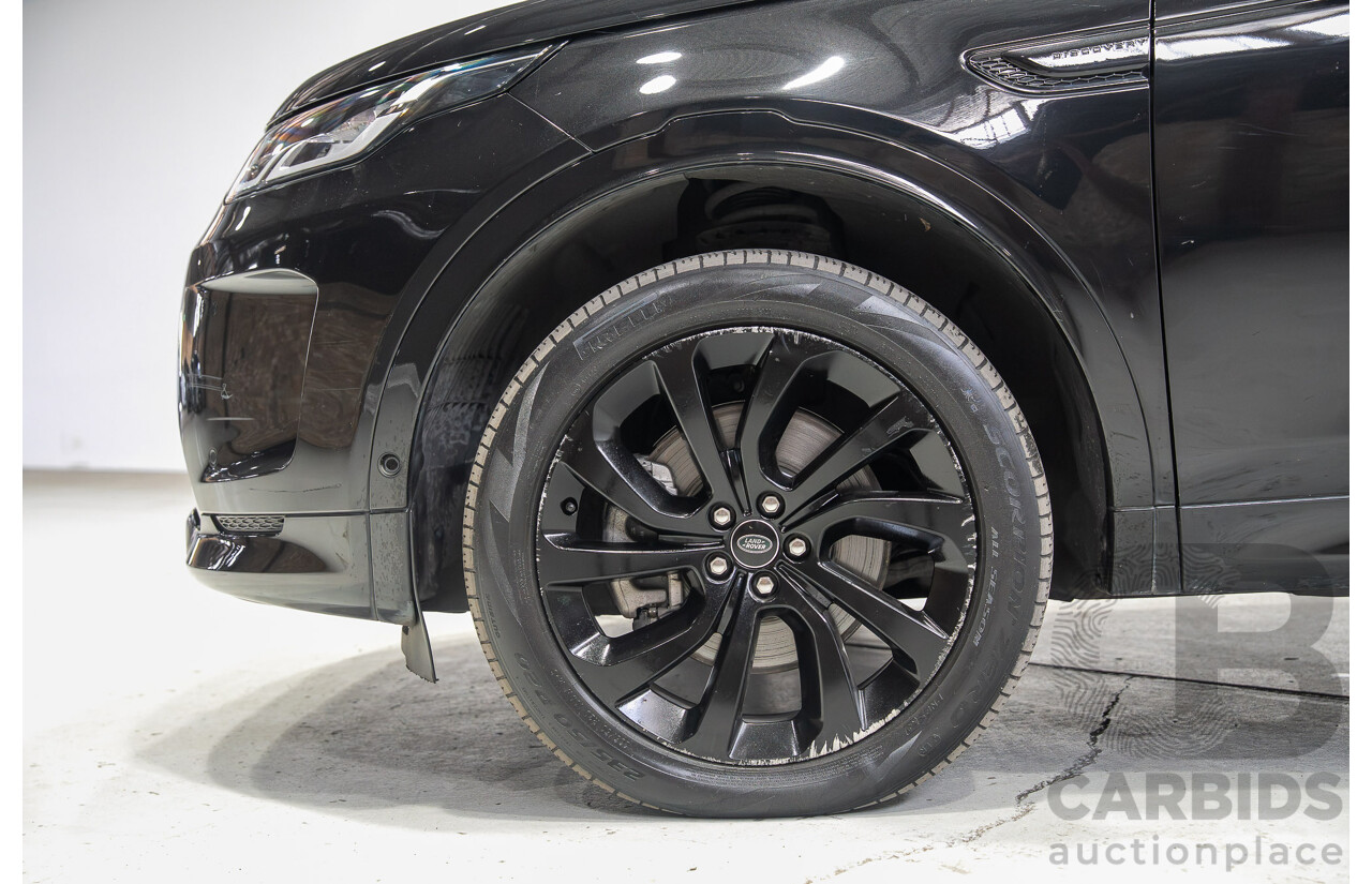 07/2021 Land Rover Discovery Sport P200 R-Dynamic S (AWD) L550 MY21 4d Wagon Santorini Black Metallic Turbo 2.0L