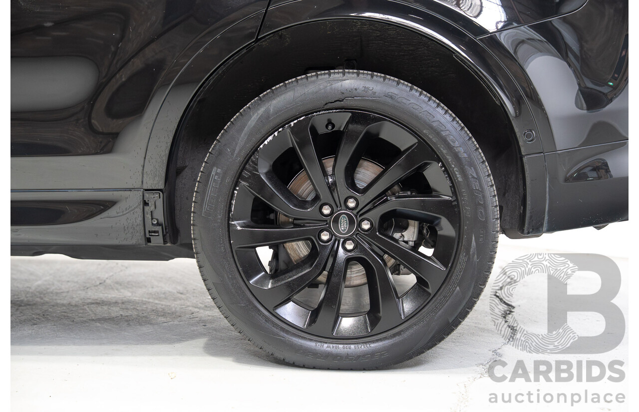 07/2021 Land Rover Discovery Sport P200 R-Dynamic S (AWD) L550 MY21 4d Wagon Santorini Black Metallic Turbo 2.0L