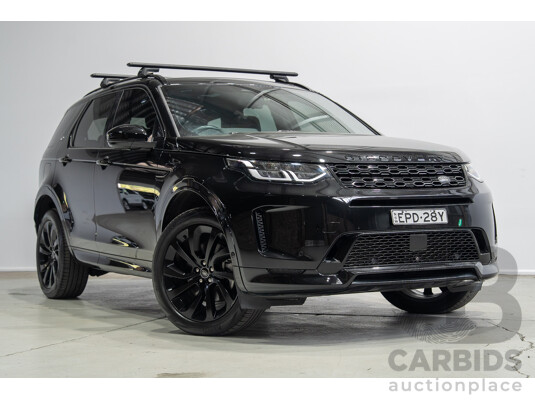 07/2021 Land Rover Discovery Sport P200 R-Dynamic S (AWD) L550 MY21 4d Wagon Santorini Black Metallic Turbo 2.0L